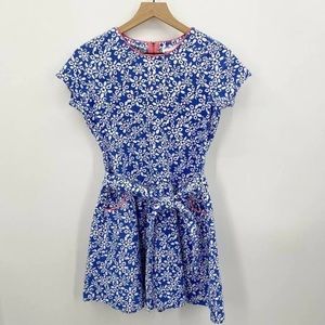 American Girl Truly Me blue & white corduroy dress, Size 8 - matches doll